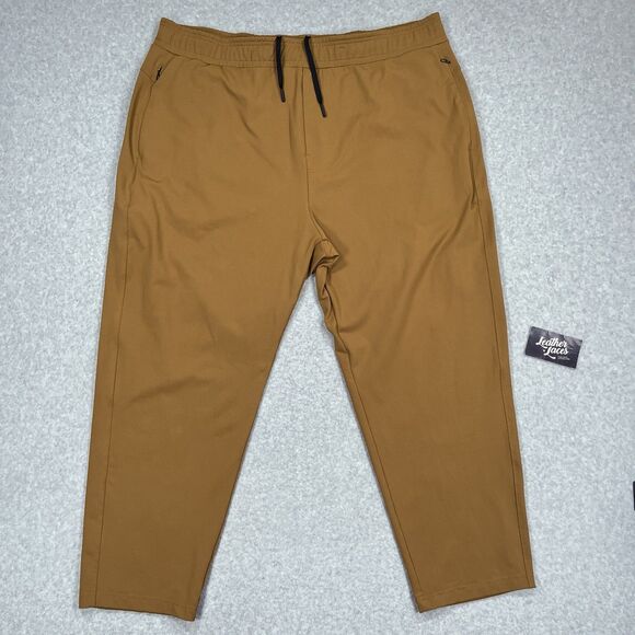 Public Rec Pants Mens 42x28 (40x26) Brown Khaki Gamechanger Stretch Performance